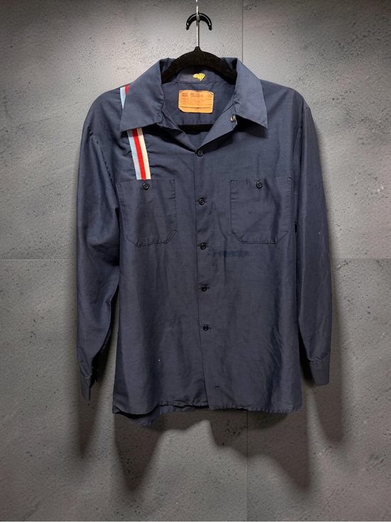 MM Miller Other - MM Miller Union Made USA Vintage Work Shirt Navy Stripe Detail Size 3